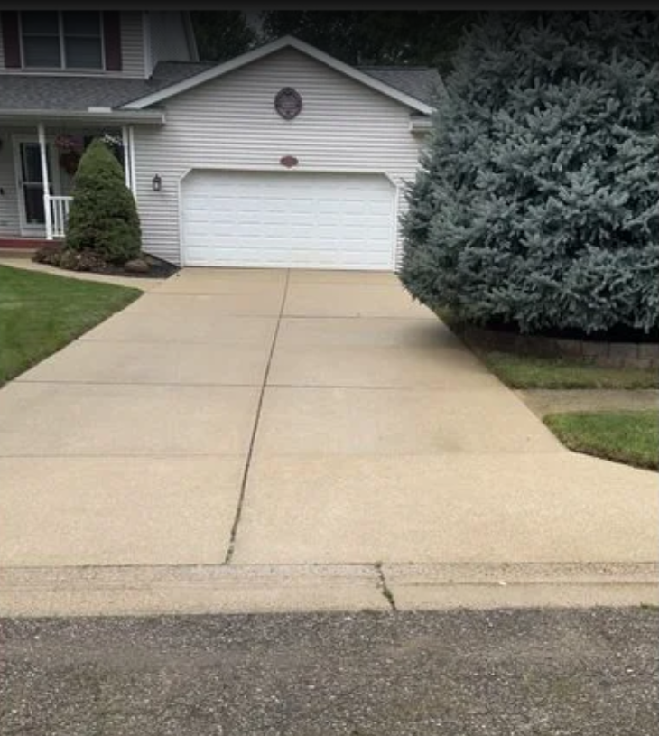 driveway pressure washing portage mi after